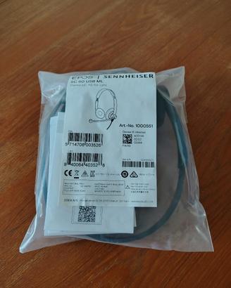 Cuffie con microfono Sennheiser sc 60 usb ml
 
