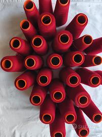 Pregiata lana colore rosso rubino 