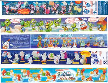 Cartine Sorpresine Kinder e altri marchi