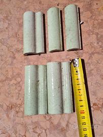 Torelli in ceramica smaltata verde - Vintage