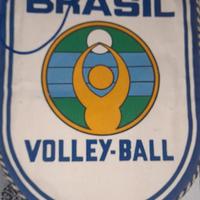 Gagliardetto vintage anni '70-80Brasil Volleyball
