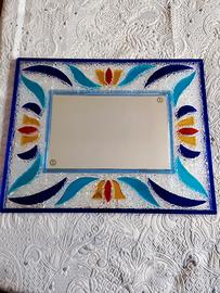 specchio in vetro di murano 