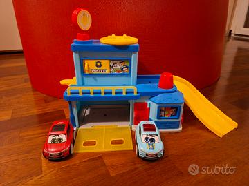 Garage - Stazione di Polizia con 2 macchinine