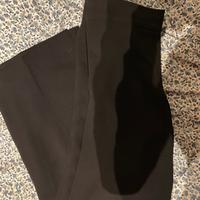 Pantaloni a palazzo neri mango