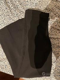 Pantaloni a palazzo neri mango