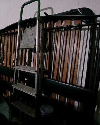 Letto matrimoniale in ferro battuto IKEA