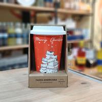 Tazza in ceramica "Gatti Natale"