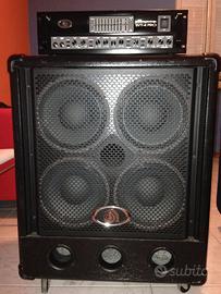Amplificatore Ampeg SVT4PRO + Ampeg PR410HLF