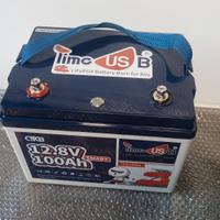 Batteria 100Ah litio Camper, Barca