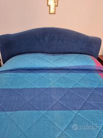 Camera da letto completa con letto in alcantara