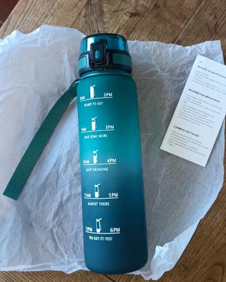 Borraccia sport 1L Nuova - Verde/Turchese