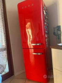 SMEG Frigorifero Rosso combinato dual no frost