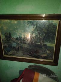 Quadro cromolittografia  Il Mulino di Flatford