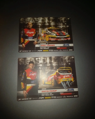 Autografi Martin Prokop & Jenda Tomanek Ford Rally