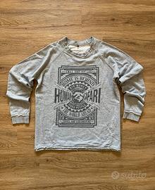 Felpa Human Safari Nicolò Balini Grigia Taglia L