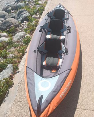 Canoa gonfiabile Decathlon 3 posti
