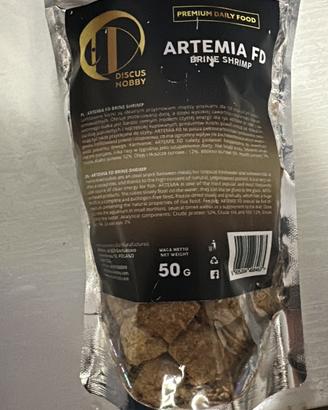 Tubifex e artemia liofilizzata