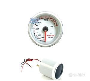 OROLOGIO TEMPERATURA ACQUA SFONDO BIANCO ILLUMINAT