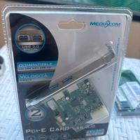 Scheda porte usb pc
