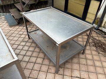Tavolo acciaio inox
