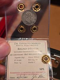 20 centesimi 1863