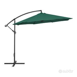 OMBRELLONE DA GIARDINO 3X3 VERDE