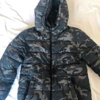 Mango piumino 10 anni mimetico camouflage