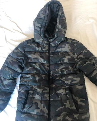 Mango piumino 10 anni mimetico camouflage