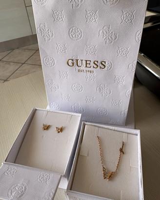 Collana e orecchini Guess collezione “Fly away”