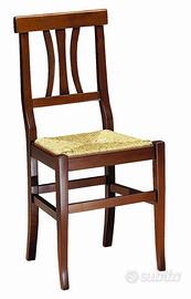 Sedia tre fasce fondo paglia