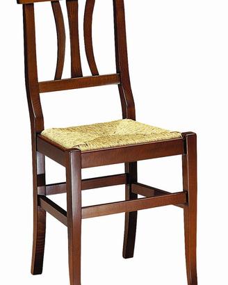 Sedia tre fasce fondo paglia