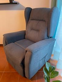 Poltrona relax reclinabile elettrica alzapersona