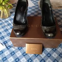 décolleté donna Gucci in pelle stupendi tg 38,5