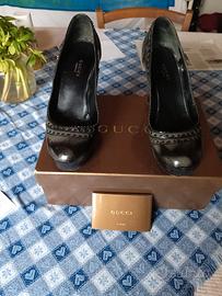 décolleté donna Gucci in pelle stupendi tg 38,5