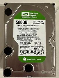 HD Western Digital 500 GB cod. modello WD5000AADS