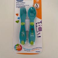 Chicco set di posate First Cutlery