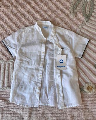 Camicia Mayoral bambini 110cm nuova
