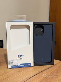 Cover in Silicone C&C Blu per iPhone 13 Pro Max
