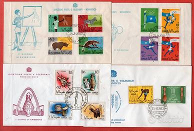 SOMALIA 1960/64 Serie complete su F.D.C.