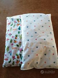 Cuscino con noccioli di ciliegia riscaldabile