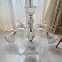 Lampadario in vetro di Murano