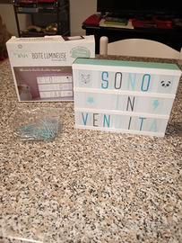 Scatola Luminosa Led 