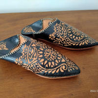 Babouche babbucce pantofole africane cammello