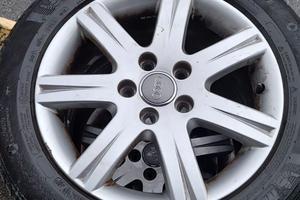 4 CERCHI COMPLETI DI GOMME ESTIVE R16 205 55