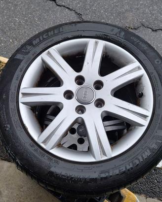 4 CERCHI COMPLETI DI GOMME ESTIVE R16 205 55