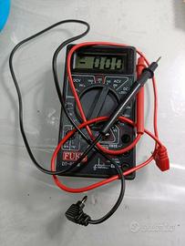 Multimetro tester professionale con cavi 