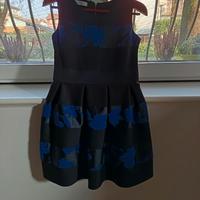 Abito senza maniche NERO/BLU ELETTRICO  Tg. M