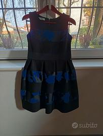 Abito senza maniche NERO/BLU ELETTRICO  Tg. M