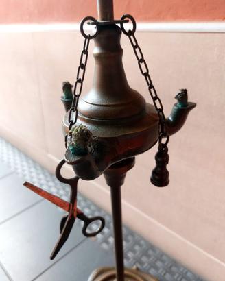 LAMPADA OLIO ANTICA OTTONE