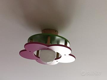 Lampadario cameretta ragazza forma fiore